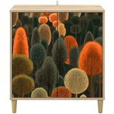  Kreveta ZAANDAM Sonoma 69 x 33 x 75 cm Konstruirano drvo | shoptok.hr