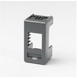 GEWISS GW21270 Adapter za kućište konektor za prenos podataka - AMP / Keistone priključak- 1 MODUL - sistem crna Cene