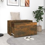  Klop za hodnik 80x40x45 cm dimljeni hrast konstruiran les | Shoptok.si