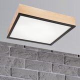  plafonsko svetlo natural square 4xE27/15W/230V 48x48 cm borovina/crna | Eponuda.com