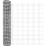  Ograda s postovima Srebrno 1,5 x 10 m Čelik | shoptok.hr
