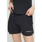 Emporio Armani Underwear Kratke hlače za na plažo ženski, črna barva