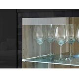 P & B Visoka Komoda Vera 120, Črna, Barva Hrasta | Shoptok.si