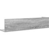 vidaXL Stenske police 2 kosa siva sonoma 75x16,5x16,5 cm inž. les | Shoptok.si