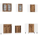  11-dijelni set kuhinjskih ormarića "Lyon" Staro drvo Inženirsko drvo | shoptok.hr