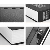  Book-shaped Safe with Key Case, Black, 18x12 cm | shoptok.hr