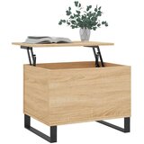vidaXL Stolić za kavu boja hrasta 60 x 44 5 x 45 cm konstruirano drvo | shoptok.hr