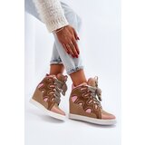 Boto Women's Pink Wedge Sneakers Leoppa | shoptok.hr