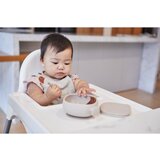 b.box Silicone Bowl silikonska zdjelica sa zatvaračem Beige 300 ml | shoptok.hr