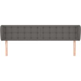  Uzglavlje s ušima sivo 203x23x78/88 cm od umjetne kože | shoptok.hr
