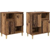  Komode 2 pcs Staro drvo 60 x 35 x 70 cm Konstruirano drvo | shoptok.hr
