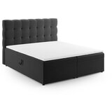 Cosmopolitan Design Antracitno siva boxspring postelja s prostorom za shranjevanje 160x200 cm Bali – Cene