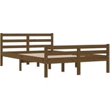  Za krevet masivno drvo boja meda 135 x 190 cm 4FT6 bračni | shoptok.hr