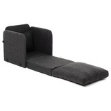 Atelier Del Sofa Fotelja na rasklapanje Saga Single, 68x70x66 cm, Tamnosiva | Eponuda.ba