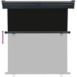 Balkonska bočna tenda 165 x 250 cm crna | shoptok.hr