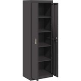 Ormarić Omarica za shranjevanje 2 pcs Črna 60 x 40 x 180 cm Jeklo, (5000152684) | Shoptok.si