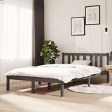  Za krevet od masivnog drva sivi 120 x 200 cm | shoptok.hr