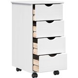  Set ormara za radne stolove 2 kom. Bijela Masivna borovina | shoptok.hr