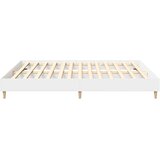 Okvir za krevet bijeli 200 x 200 cm od konstruiranog drva | shoptok.hr
