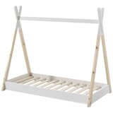 Vipack Bijela/u prirodnoj boji mali dječji krevet 70x140 cm Tipi - | shoptok.hr