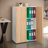 MID.YOU Arhivska Omara Lona Xl, Bela, Barva Hrasta | Shoptok.si