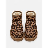 Sinsay Čizme za snijeg od imitacije brušene kože s leopard uzorkom | shoptok.hr