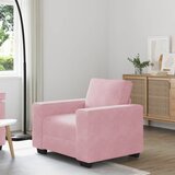 SOFA fotelja roza 100x77x82 cm baršun | Shoptok.si