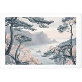 Plakat - Blue Coast in Delicate Colors 90x60 Bez okvira s margom | shoptok.hr