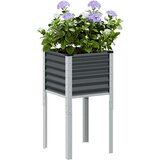  Vrtna žardinjera antracit 45x45x88 cm čelik | Eponuda.com
