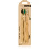 Bamboo Soft - 3 pack četkica za zube od bambusa 3 kom