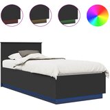  Krevetna konstrukcija Crna 70 x 190 cm Konstruirano drvo | shoptok.hr