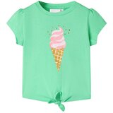 vidaXL Dječja majica svjetlozelena 128 | shoptok.hr