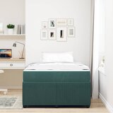  Krevetna konstrukcija Tamnozelena 120 x 190 cm tkanina | shoptok.hr