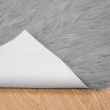  Tepih od umjetne ovčje kože TAFALLA Siva 100 x 200 cm Poliester | shoptok.hr