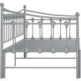  Za krevet na razvlačenje sivi metalni 90 x 200 cm | shoptok.hr