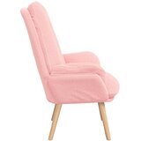  Fotelja Ružičasta 69 x 74 x 93 cm Sherpa Tkanina | Eponuda.com