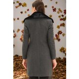 Dewberry Z6643 WOMEN'S COAT-FLAT OPEN ANTHRACITE | Shoptok.si