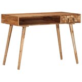 vidaXL Pisalna miza 115x50x76 cm trden akacijev les | Shoptok.si