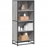 Furnova Knjižna omara siva sonoma 60x35x139 cm inženirski les, (21950753) Cene