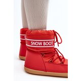 Boto Women's lace-up snow boots Red Soia | Shoptok.si