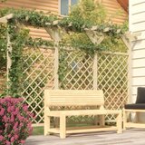 vidaXL Vrtna ograja s pergolo 400x50x200 cm impregnirana borovina Cene
