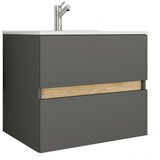 MID.YOU KOPALNICA antracit, medeni hrast | Shoptok.si