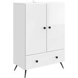  Kreveta s ladicama Bijela visokog sjaja 66 x 34 5 x 95 cm | shoptok.hr