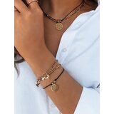 DStreet Bransoletka LANZAROTE czarna | shoptok.hr
