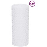 Balkonski zasloni 10 kom bijeli 255 x 19 cm od poliratana | Eponuda.com