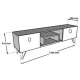 Hanah home tv polica irma ciragan anthracite | ePonuda.com