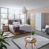 Modern Living Omara Z Drsnimi Vrati Feldkirch, Siva, Barva Hrasta | Shoptok.si