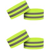 INF Odsevni športni zapestni trak 5 cm, zelen, 4 pak Green, (21658456) | Shoptok.si