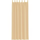 Voile zavjese s džepovima za šipke 2 kom boja pijeska Smeđa 140 x 260 cm | shoptok.hr