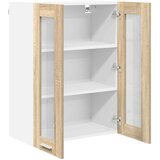 vidaXL Viseča omarica s polico Riga Sonoma hrast 60 x 31 x 80 cm | Shoptok.si